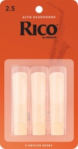 Rico Anches Saxophone Alto Force 2.5 Pack De 3