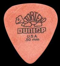 Dunlop Mediator Tortex 0.50mm Rouge