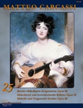 Carcassi Matteo - 25 Etudes Melodiques Progressives Op.60 - Guitare