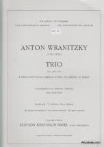  Wranitzky A. - Trio C-dur - 2 Hautbois Et Cor Anglais 