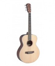 Jn Guitars Asy-a Mini Travel Ac.gt-solid Spruce/maho