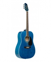 Stagg Sa20d Blue Dreadnought Ac.gt.-blue