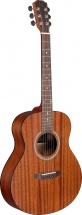 Jn Guitars Dev-a Mini Travel Ac.gt-solid Maho/maho