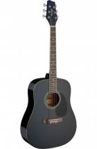 Stagg Sa20d 3/4 Bk Dreadnought 3/4 Noire