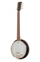 Gold Tone Ac-6+/l Banjitar Avec Micro Et Housse Gaucher