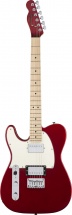 Squier By Fender Contemporary Telecaster Hh Left-handed Maple Fingerboard Dark Metallic Red