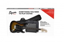 Squier By Fender Affinity Series Stratocaster Hss Pack Laurel Fingerboard Brown Sunburst Gig Bag 15g - 230v Eu