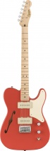 Squier By Fender Paranormal Cabronita Telecaster Thinline Mn Fiesta Red