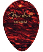 Fender Médiators Forme Goute, Motif écaille, Thin, Par 12