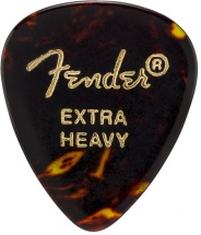 Fender Médiators Forme Standard, Motif écaille, Extra Heavy, Par 12