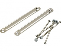 Fender Pure Vintage Large Chassis Straps, (2), Nickel