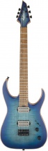 Jackson Guitars Usa Signature Misha Mansoor Juggernaut Ht6fm Caramelized Flame Maple Fingerboard Satin Laguna Burst