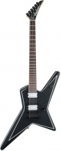 Jackson Guitars Usa Signature Gus G. Star Rw Satin Black With White Pinstripes