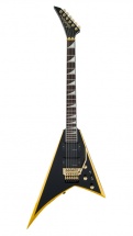 Jackson Guitars X Series Rhoads Rrx24 Rw Black With Yellow Bevels