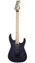 Charvel Pro-mod Dk24 Hh Fr M Qm Maple Fingerboard Transparent Purple Burst