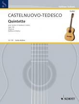 Castelnuovo-tedesco Mario - Quintet F Major Op. 143 - Guitar And String Quartet
