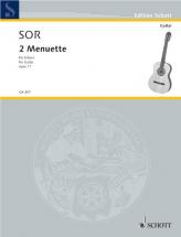 Sor Fernando - 2 Menuets Aus Op. 11/5 Und 6 - Guitar