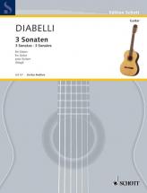 Diabelli Anton - 3 Sonates - Guitare
