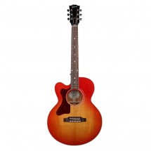 Gibson Parlor Ag Mahogany Burst Lefty Heritage Cherry Sunburst