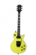 Gibson Modern Les Paul Axcess Custom Neon Yellow Black Floyd Neon Yellow