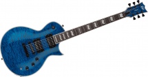 Ltd Guitars Ec Modele 1000 Deluxe Bleu Transparent Onde