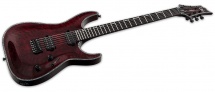 Ltd Guitars H Modele 1000 Rouge Flamme Transparent