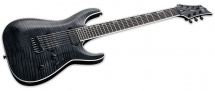 Ltd Guitars H Modele 1000 Noir Flamme Transparent