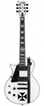 Ltd Guitars Signature James Hetfield Ironcross Snow White Gauchere