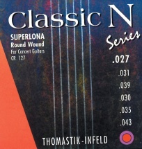 Thomastik Cordes Guitare Classique Classic N Series. Superlona Light Mi1 .027