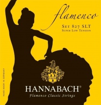 Hannabach Cordes De Guitare Classique Serie 827 Super Low Tension Flamenco Classic Mi1