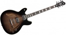 Hagstrom Viking Bariton Cosmic Black Burst