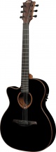 Lag Tramontane 100 Lefty Auditorium Slim Cutaway Elec Blk