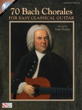 70 Bach Chorales For Easy Classical Guitar + Cd - Guitar