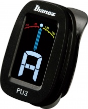 Ibanez Clip Chromatic Tuner Tuners Pu3-bk Black