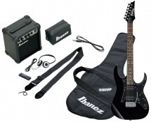 Ibanez Ijrg200-bk Jumpstart Pack Avec Guitare Electrique Noire + Amplificateur + Casque
