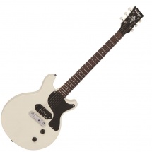 Vintage Guitars V130vw Double Cut Vintage White