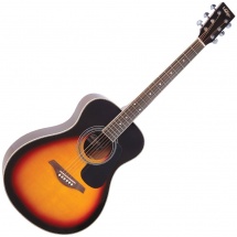 Vintage Guitars V300vsb Solid Top Vintage Sunburst