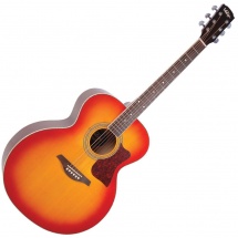 Vintage Guitars Vj100csb Cherry Sunburst