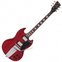 Vintage Guitars Vs6vcr Cherry Red