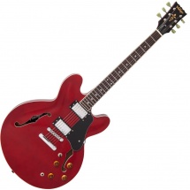 Vintage Guitars Vsa500cr Acoustic Guitar Cherry Red