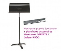 Manhasset Pupitre Symphony + Tablette