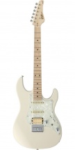 Fgn Guitars Bos-m/awh Odyssey Boundary Guitare Electrique Touche Erable Finition Antique White