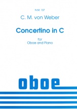  Weber C.m. (von) - Concertino In C - Hautbois Et Piano