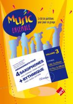  Music Ensemble Vol. 3 + Cd - 4 Saxophones + Rythmique