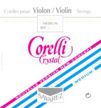Savarez Corelli Crystal Violon 4/4 Jeu De Cordes 700mb Tirant Moyen