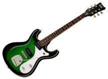 Eastwood Sidejack Baritone Dlx Greenburst
