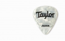 Taylor Guitars Celluloid 351 Picks White Pearl 0.46mm 12-pack