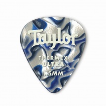 Taylor Guitars Premium 351 Thermex Ultra Picks Blue Swirl 1.50mm 6-pack