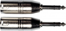 Yellow Cable Ad27 Adaptateur Xlr Male / Jack 6,35 Trs Male (paire)