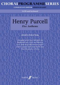 Purcell Henry Five Anthems Mixed Voices Satb